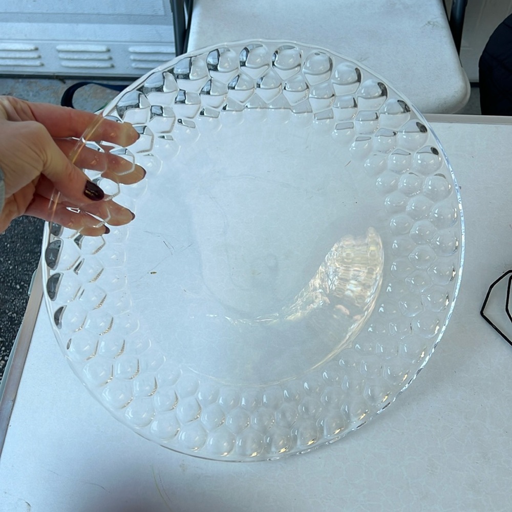 Tiffany & Co Crystal Platter